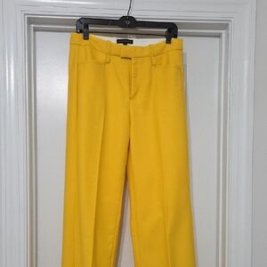 Banana Republic Yellow Wide Leg Pants
